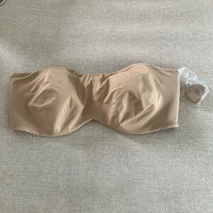 Beige 42D strapless bra NWT